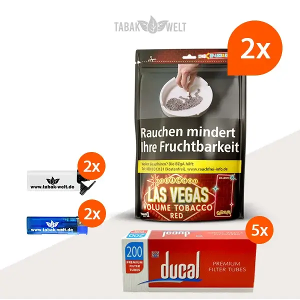 las-vegas-red-volumentabak-2x-beutel-mit-1000-king-size-filterhuelsen