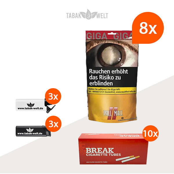 pall-mall-allround-red-volumentabak-8x-giga-beutel-mit-2000-king-size-huelsen