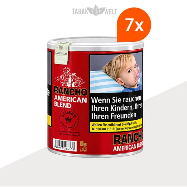 Rancho American Blend – 7 Dosen im Set