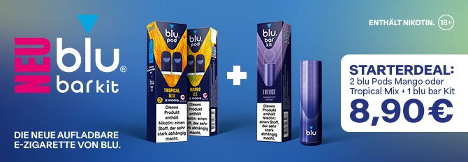 blu e zigarette bar kit