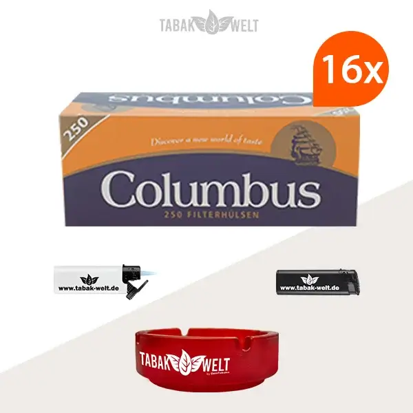 16x-columbus-filterhuelsen-250er-4000-stueck-mit-aschenbecher
