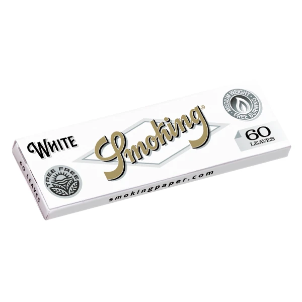 smoking white blättchen regular size 60 blatt