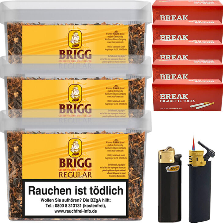 Brigg Regular 3 x Eimer mit 1000 Filterhülsen