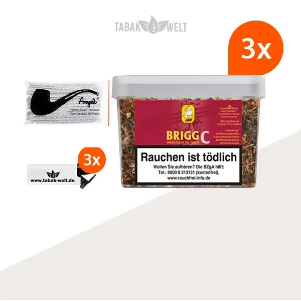 brigg-c-cherry-pfeifentabak-3x-eimer-mit-pfeifenreiniger