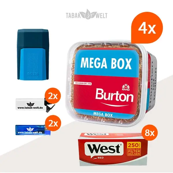 burton-red-volumentabak-4x-mega-box-mit-2000-special-size-huelsen-und-etui burton-red-volumentabak-4x-mega-box-mit-2000-special-size-huelsen-und-etui