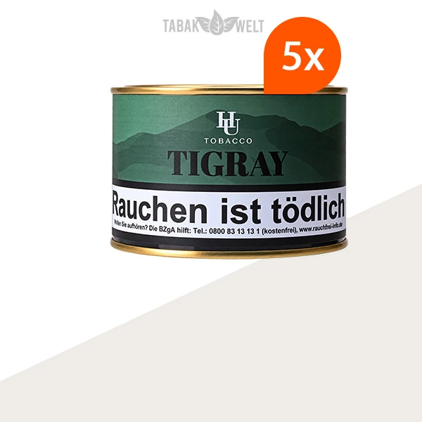 HU Tobacco Tigray Pfeifentabak 5 Dosen