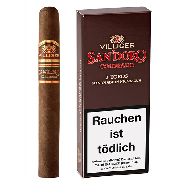 VILLIGER SANDORO COLORADO Zigarren Toro