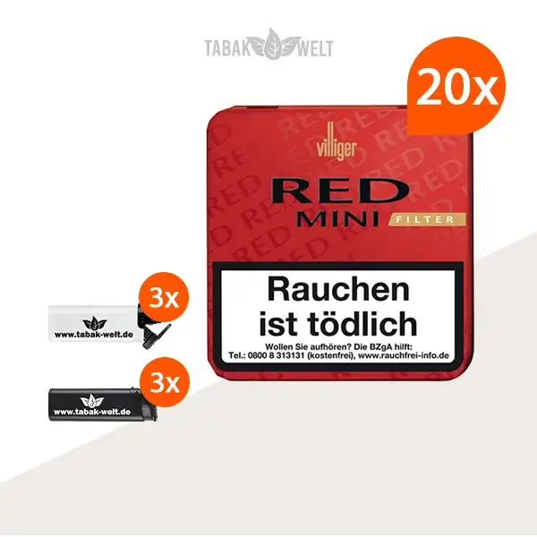 20x-villiger-red-mini-filter-zigarillos-mit-feuerzeuge