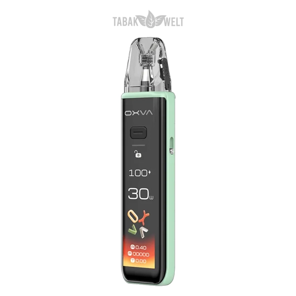 Oxva Xlim 3 Ultra Kit Mint Green Pod System Side Oxva Xlim 3 Ultra Kit Mint Green Pod System Side