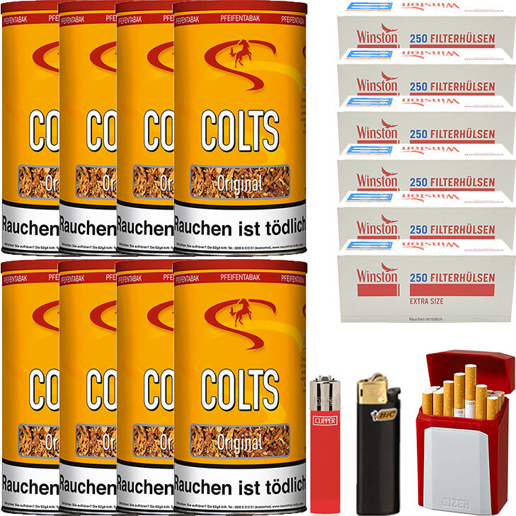 Colts Original 8 x 170g mit 1500 Extra Size Hülsen