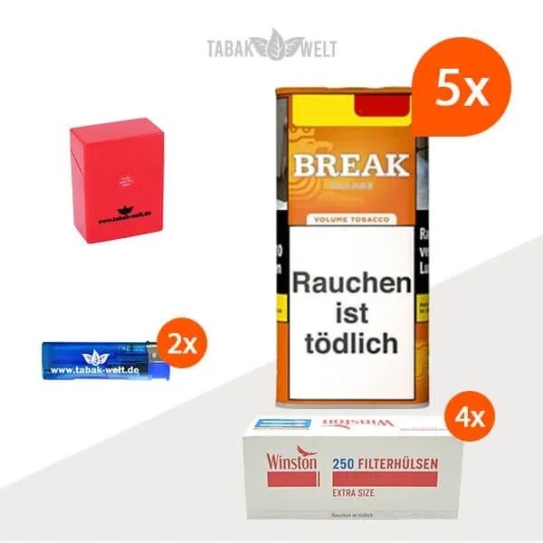 break-orange-volumentabak-5x-dose-mit-1000-extra-size-huelsen-und-etui
