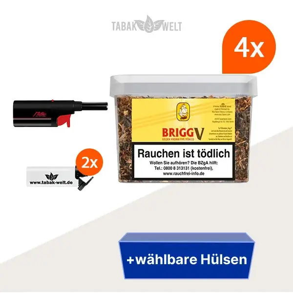 brigg-v-vanilla-pfeifentabak-4x-eimer-mit-waehlbaren-huelsen