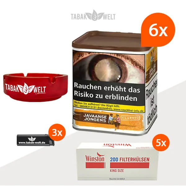 javaanse-jongens-classic-drehtabak-6x-dose-mit-1000-king-size-huelsen