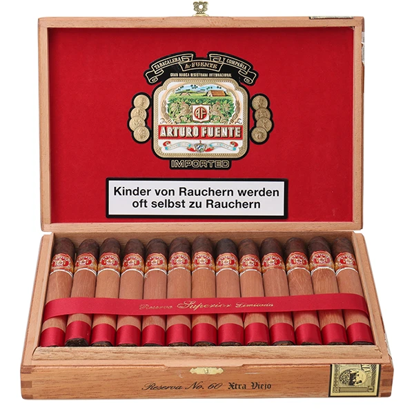 arturo fuente anejo zigarren no. 60 corona gorda kiste offen