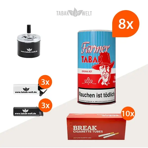 farmer-rot-pfeifentabak-8x-dose-mit-2000-king-size-huelsen