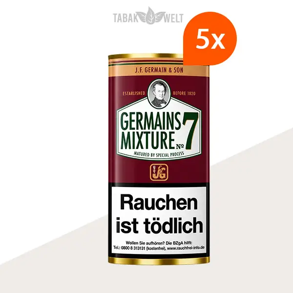 Germain’s Mixture No. 7 Pfeifentabak – 5 Pouch-Beutel