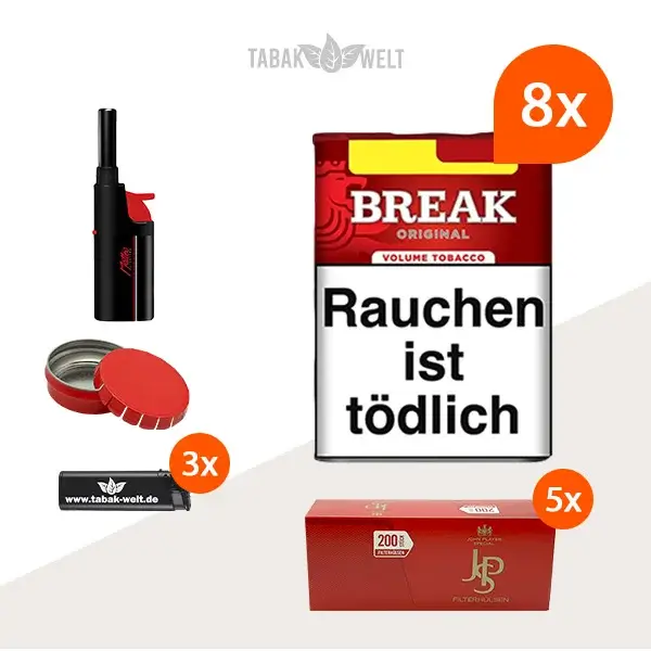 break-original-l-volumentabak-8x-dose-mit-1000-king-size-huelsen-und-feuerzeugen