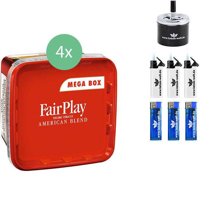 FairPlay 4 x 155g mit Aschenbecher