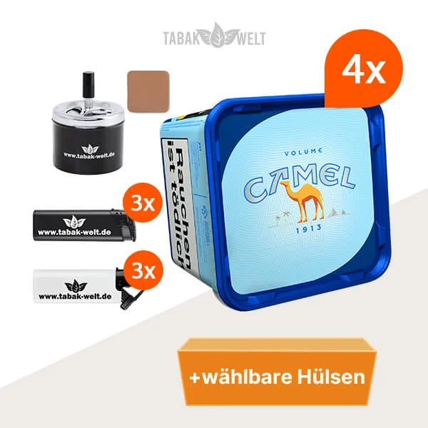 camel-blue-volumentabak-4x-eimer-mit-waehlbaren-huelsen-und-drehaschenbecher camel-blue-volumentabak-4x-eimer-mit-waehlbaren-huelsen-und-drehaschenbecher