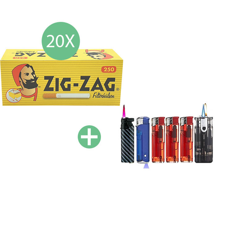 Zig-Zag Filterhülsen 20 x 250