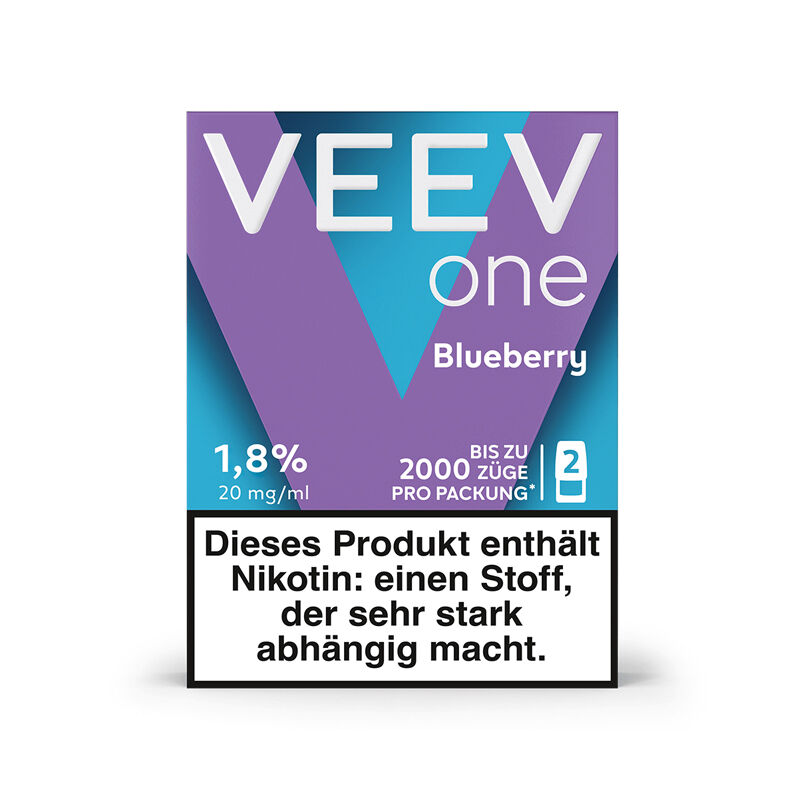 veev one pods blueberry packung frontal 