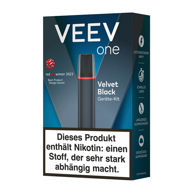 veev one velvat black kit verpackung