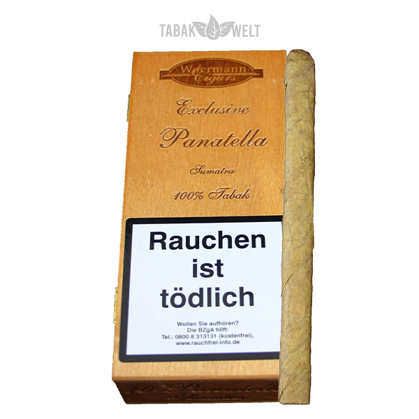 Woermann Cigars Exclusive Zigarren Panatella Sumatra