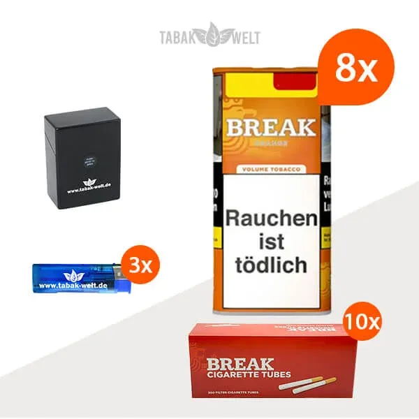 break-orange-volumentabak-8x-dose-mit-2000-king-size-huelsen-und-etui
