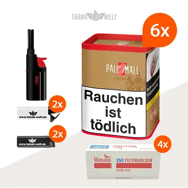 pall-mall-authentic-red-feinschnitt-tabak-6x-dose-mit-1000-extra-size-filterhuelsen