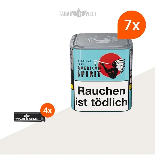 american-spirit-blue-feinschnitt-tabak-5x-original-dose-mit-feuerzeugen american-spirit-blue-feinschnitt-tabak-5x-original-dose-mit-feuerzeugen