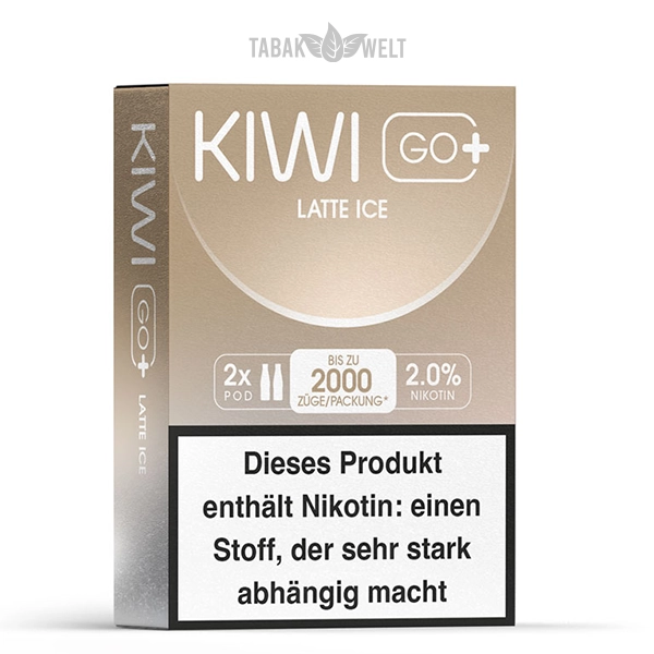kiwi-go-plus-pods-latte-ice-20-mg-2er-pack-verpackung kiwi-go-plus-pods-latte-ice-20-mg-2er-pack-verpackung