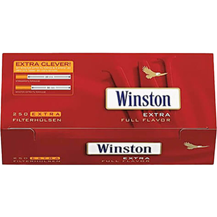 Winston Premium Red 10 x 70g mit 2000 Extra Size Filterhülsen