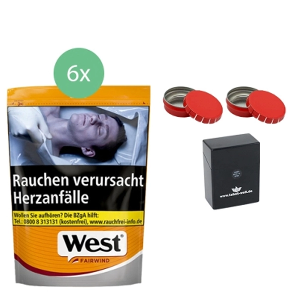 west-yellow-fairwind-6-x-105g-mit-etui