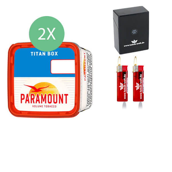 2 x Paramount Titan Box mit Zigarettenbox