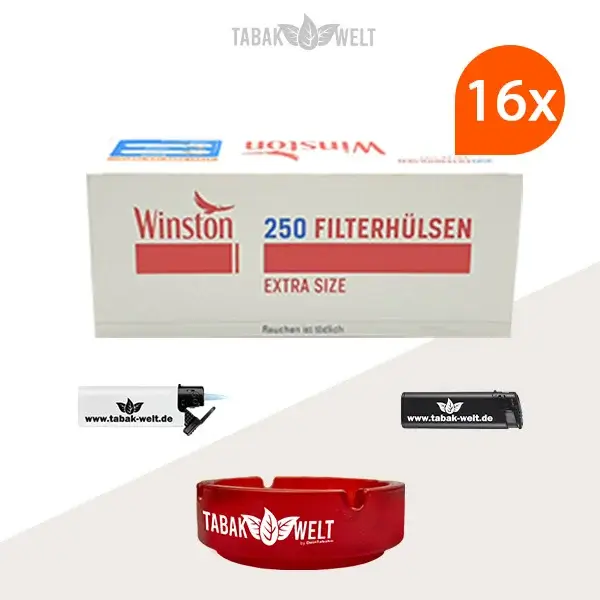 16x-winston-extra-size-filterhuelsen-250er-4000-stueck-mit-aschenbecher