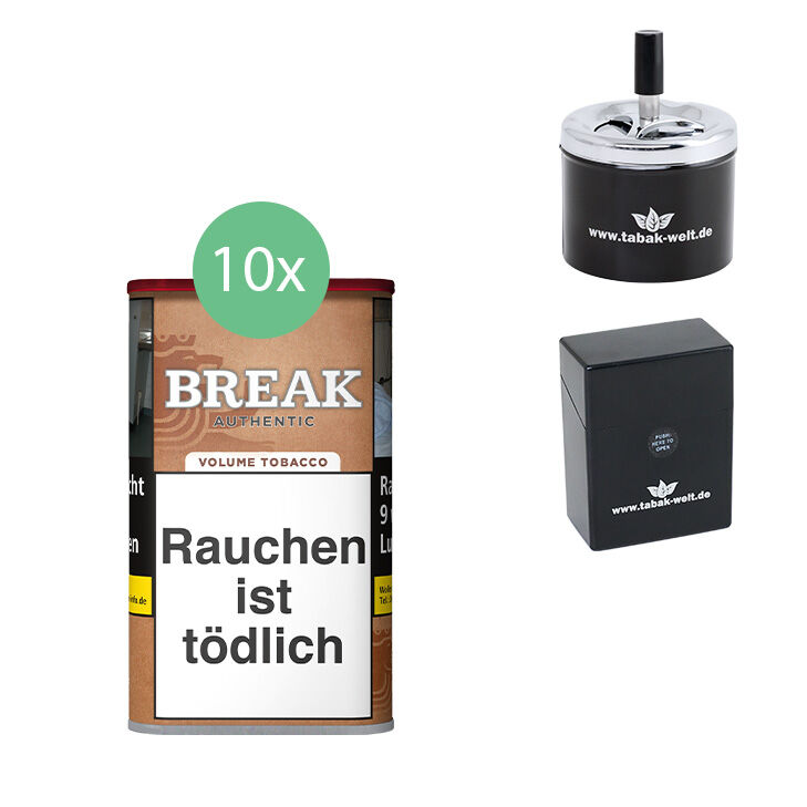 Break Authentic 10 x 65g mit Aschenbecher