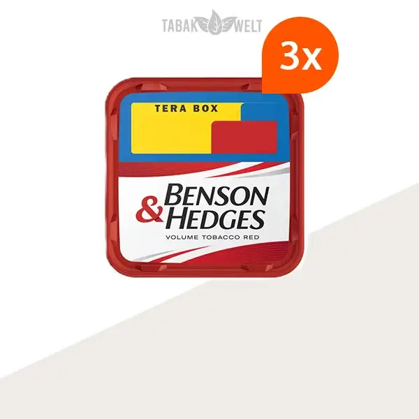 Benson und Hedges Red Volumentabak 3x Tera Box 