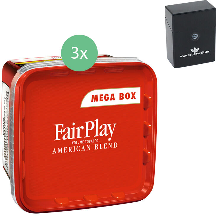 FairPlay 3 x 155g mit Zigarettenbox 