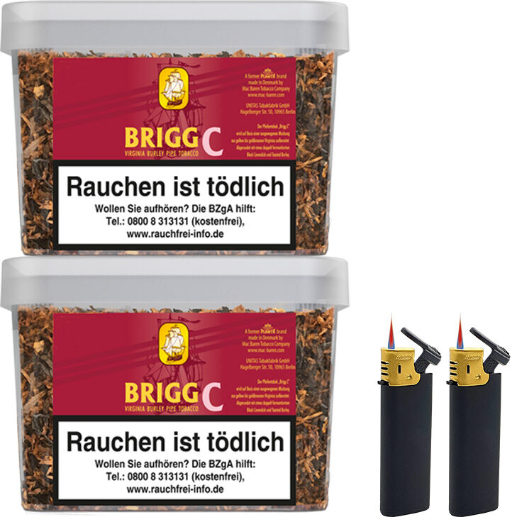 Brigg Cherry 2 x 380g mit Sturmfeuerzeugen