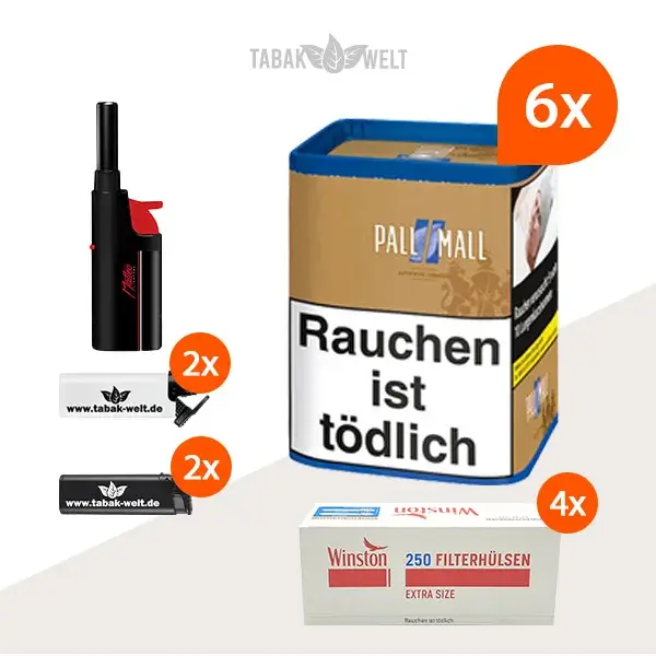 pall-mall-authentic-blue-feinschnitt-tabak-6x-dose-mit-1000-extra-size-huelsen