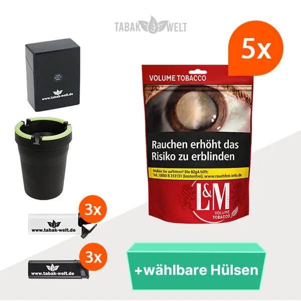 l-m-red-volumentabak-5x-beutel-mit-waehlbaren-filterhuelsen