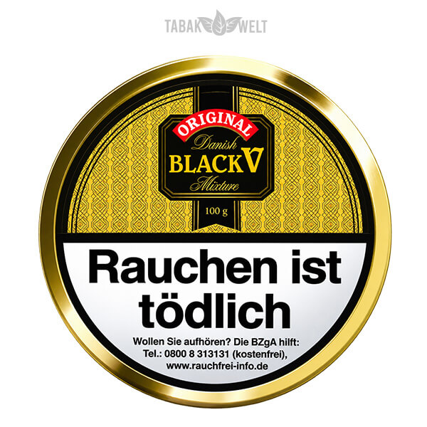 Danish Black V Pfeifentabak kleine Dose