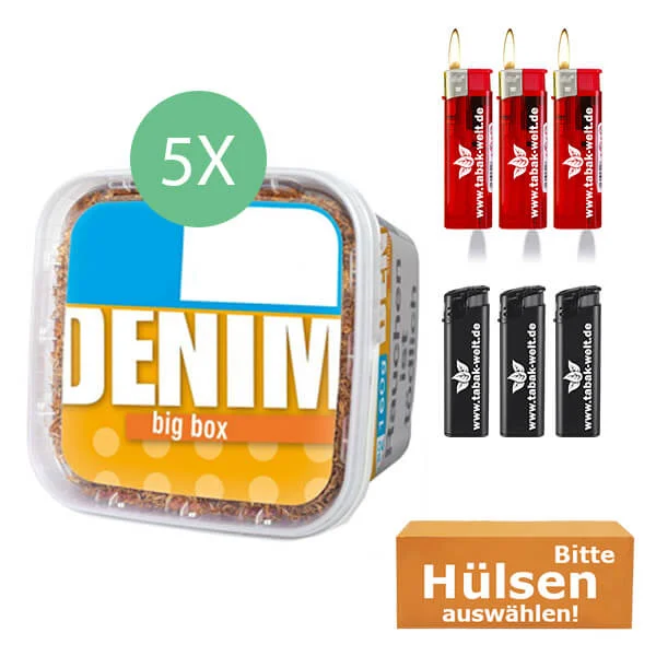 Denim Big Box Wahlbaren Hulsen