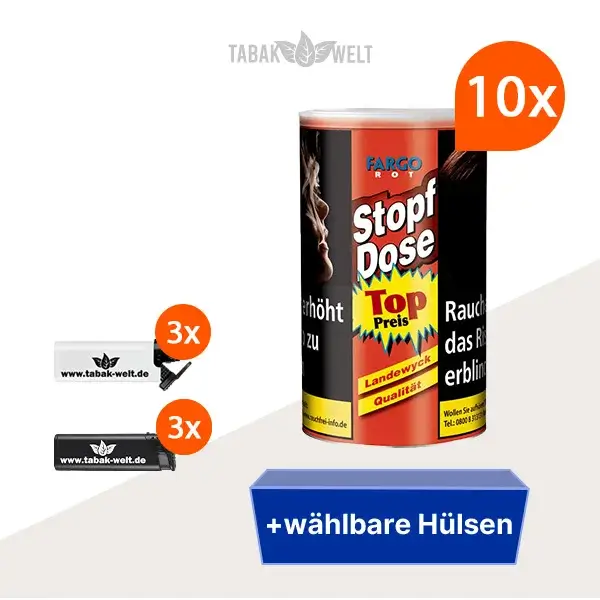 fargo-rot-volumentabak-10x-dose-mit-waehlbaren-huelsen