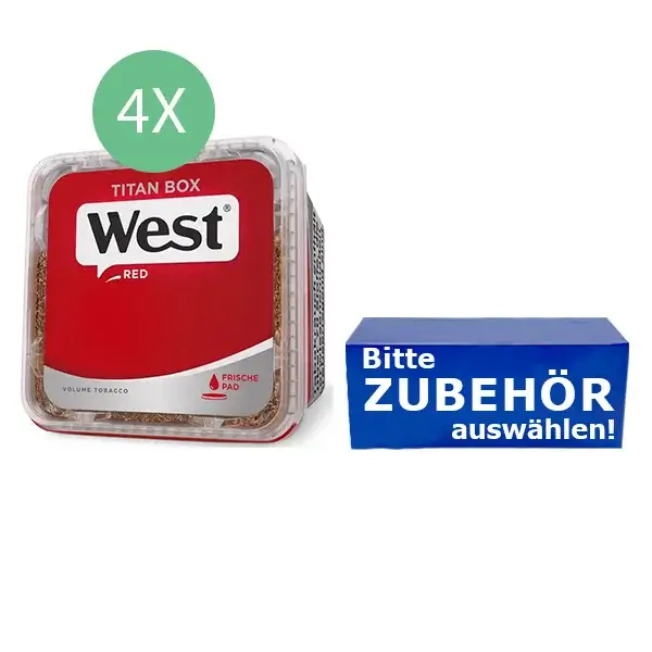 4 x West Titan Box mit Filterhülsen