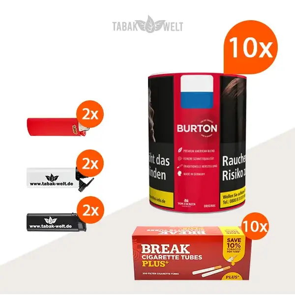 burton-original-feinschnitt-tabak-10x-dose-mit-2000-plus-huelsen burton-original-feinschnitt-tabak-10x-dose-mit-2000-plus-huelsen