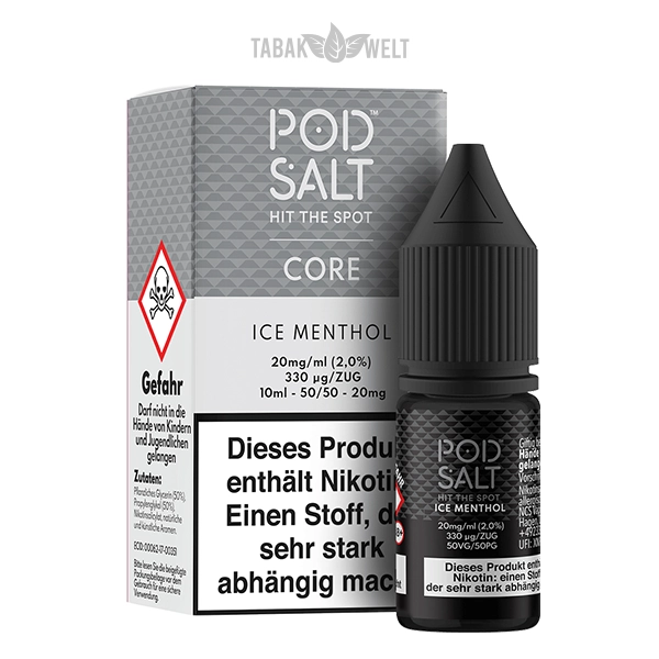 Pod Salt Core E-Liquid Ice Menthol 10 ml 20 mg/ml