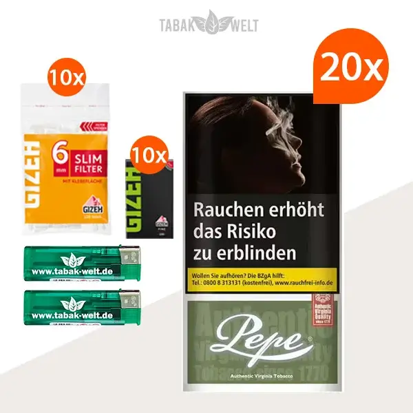 pepe-rich-green-drehtabak-20x-pouch-mit-gizeh-blaettchen-und-filter