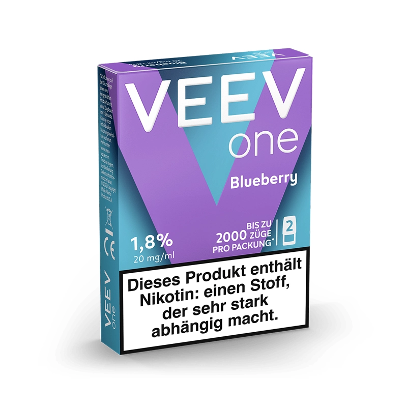 veev one pods blueberry packaging multipack seitlich