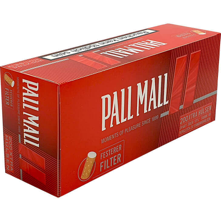 Pall Mall Red Xtra Filterhülsen 200